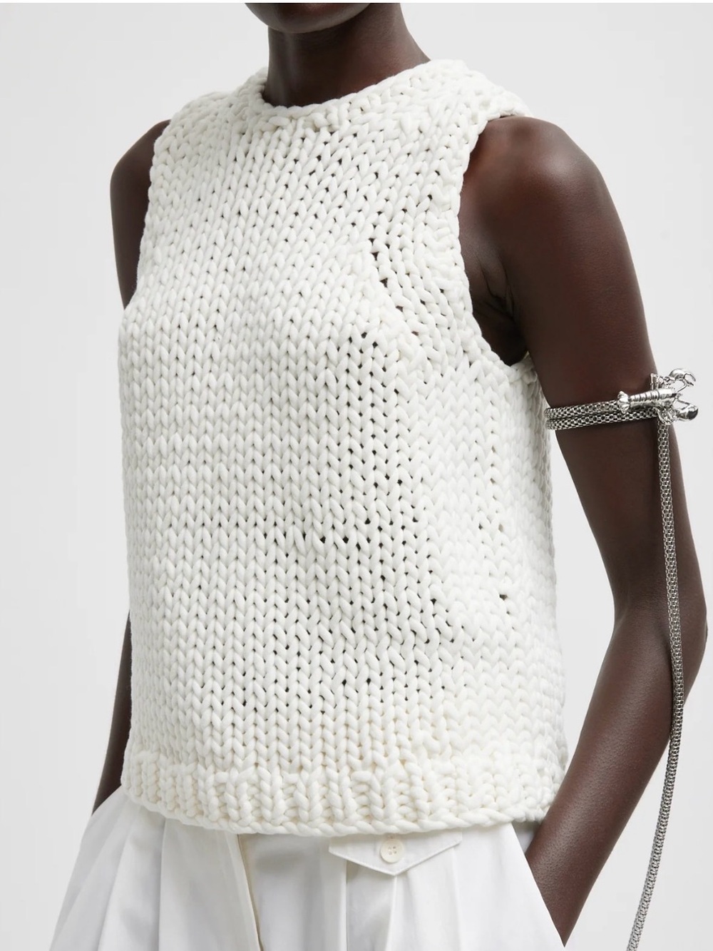 Tibi Tube Yarn Sweater Tank